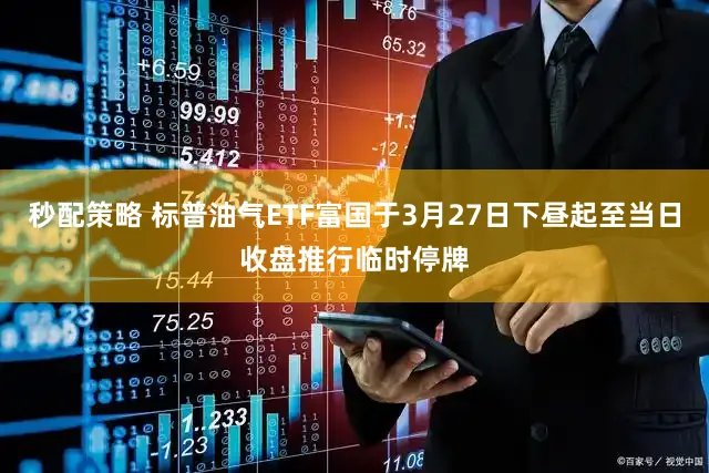 秒配策略 标普油气ETF富国于3月27日下昼起至当日收盘推行临时停牌