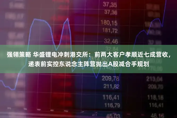 强翎策略 华盛锂电冲刺港交所：前两大客户孝顺近七成营收，递表前实控东说念主阵营抛出A股减合手规划
